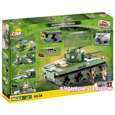 Конструктори з унікальними деталями - Конструктор COBI серії Small Army Танк М-4 Sherman (COBI-2464)#2