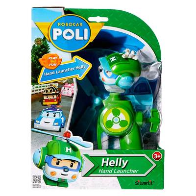 Фигурки персонажей - Игровая фигурка Хели вертолет с пусковым механизмом Poli Robocar (83315)#2