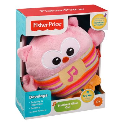 Нічники, проектори - М'яка іграшка-нічник Fisher-Price Сова із звуковим ефектом (CDN88)#2
