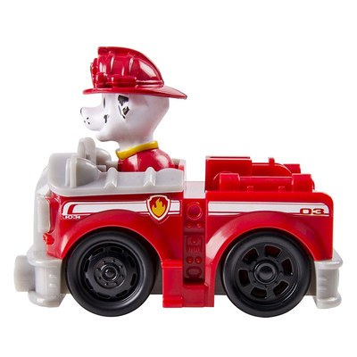 Машинки для малюків - Рятувальний автомобіль Paw Patrol Pull-Back фігурка Маршала-пожежного (SM16605 / SM16605-2) (SM16605/SM16605-2)#2
