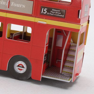 3D-пазли - Тривимірна головоломка-конструктор CubicFun Автобус Double-Decker (S3018h)#3