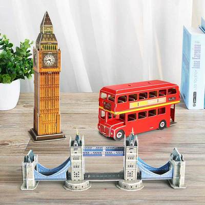 3D-пазли - Тривимірна головоломка-конструктор CubicFun Автобус Double-Decker (S3018h)#4