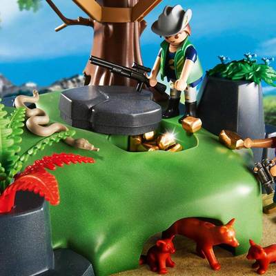 Конструктори з унікальними деталями - Конструктор Playmobil Wild life Будиночок на дереві (5557)#3