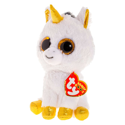 М’які тварини - М'яка іграшка TY Beanie Boo's Білий єдиноріг Пегас 25 см (36825)#3