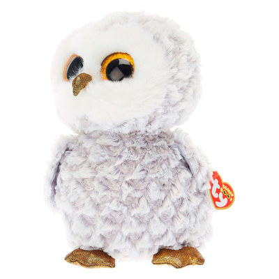 М’які тварини - М'яка іграшка TY Beanie Boo's Сова Олетт 25 см (37086)#2