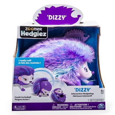 Інтерактивні фігурки - Інтерактивна іграшка Zoomer Hedgiez Їжачок Діззі (SM14408-1)#5