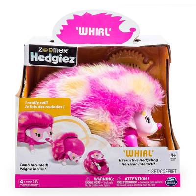 Фігурки тварин - Інтерактивна іграшка Zoomer Hedgiez Їжачок Вірл (SM14408-20)#5