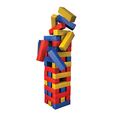 Настільні ігри - Настільна гра Spin master Jenga різнокольорові брусочки (SM98365/6033150)#2