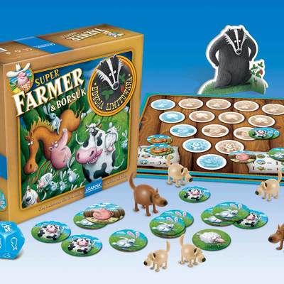 Интеллектуальные игры - Настольная игра Суперфермер & Барсук Granna (82784)#2