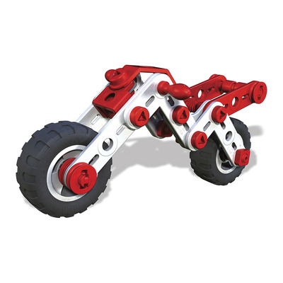Классические конструкторы - Игрушка конструктор 49 деталей Meccano мотоцикл (6026957)#4