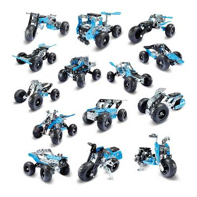 Классические конструкторы - Игрушка конструктор 242 деталей Meccano 15 моделей (6028580)#2