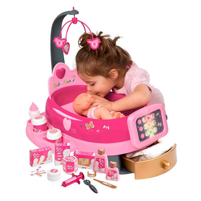 Мебель и домики - Аксессуар Baby Nurse для ухода за куклой с пупсом с аксессуарами Smoby (220317)#4