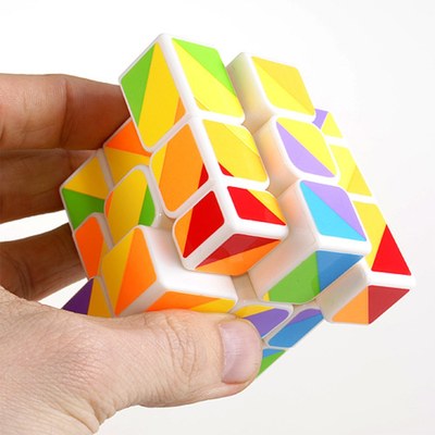 Головоломки - Головоломка Smart Cube Розумний кубик 3 см веселковий (SC362)#3