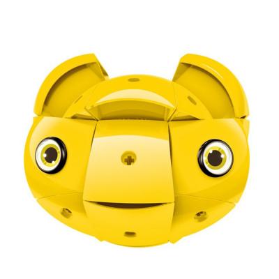 Магнітні конструктори - Магнітний конструктор Geomag КОR Біло-жовтий (PF.800.675.00)#4