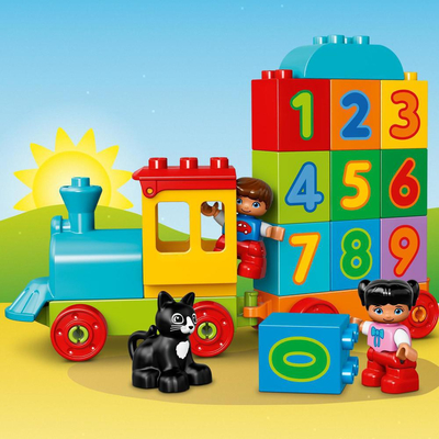 Конструктори LEGO - Конструктор LEGO Duplo Потяг Рахуй та грай (10847)#4