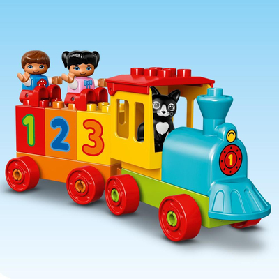 Конструктори LEGO - Конструктор LEGO Duplo Потяг Рахуй та грай (10847)#5