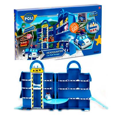 Автотреки, паркинги и гаражи - Кейс-гараж Robocar Poli штаб Поли (83319)#2