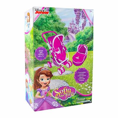 Коляски для ляльок та пупсів - Коляска Disney Princess Sofia The First зима-літо (D1014S)#4