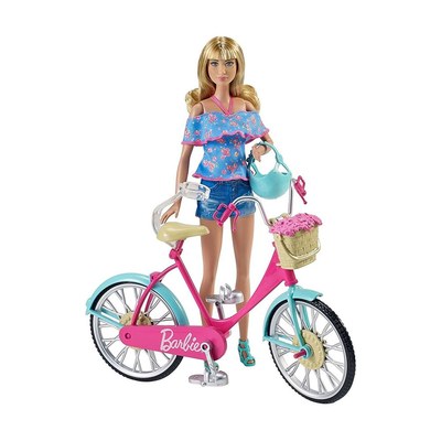 Транспорт і улюбленці - Аксесуари для ляльки Велосипед Barbie (DVX55)#2