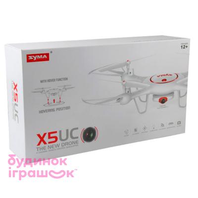 Радиоуправляемые модели - Квадрокоптер Syma X5UC с HD камерой белый 32 см (X5UC)#2