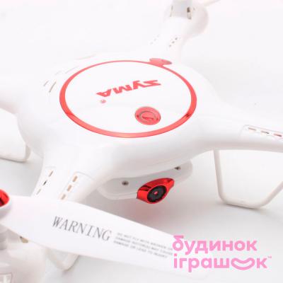 Радиоуправляемые модели - Квадрокоптер Syma X5UC с HD камерой белый 32 см (X5UC)#5