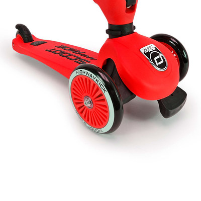 Самокати - Самокат Scoot and Ride Highwaykick 3 колеса до 20/50 кг 1 Червоний (SR-160629-RED)#3