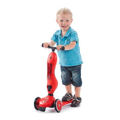 Самокати - Самокат Scoot and Ride Highwaykick 3 колеса до 20/50 кг 1 Червоний (SR-160629-RED)#4