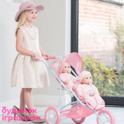 Коляски для кукол и пупсов - Коляска для куклы прогулочная Тандем Zapf Baby Annabell трехколесная (1423481)#2