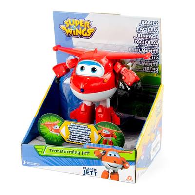Фигурки персонажей - Игрушка трансформер Super Wings Jett (YW710210)#4