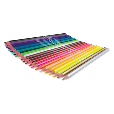 Канцтовары - Карандаши цветные треугольные Colorino 18 цветов (57431PTR)#2