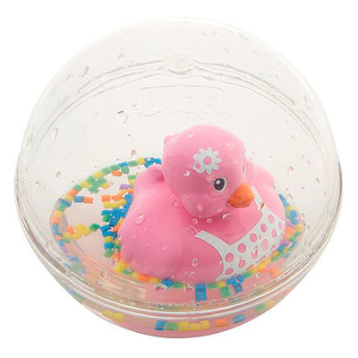 Іграшки для ванни - Розвивальна іграшка Fisher-Price Каченя в кулі рожеве (DVH21/DRD82)#2