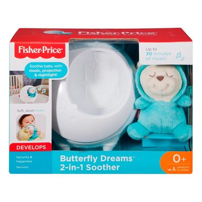 Мобайлы, ночники, проекторы - Ночник-проектор Fisher-Price 2 в 1 Сон бабочки со звуковым эффектом (DYW48)#2
