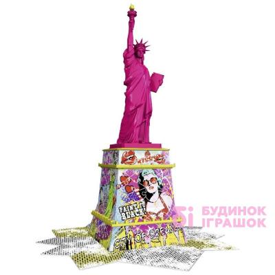 3D-пазли - Пазл 3D Статуя Свободи в стилі поп-арт Ravensburger 108 елементів (RSV-125975)#2