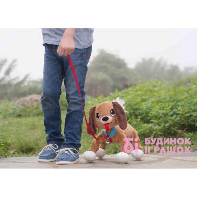 Інтерактивні м’які тварини - Іграшка Peppy Pets Весела прогулянка Бассет 28 см (245277)#3