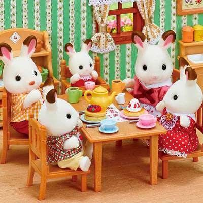 Фігурки тварин - Ігровий набір Сім'я шоколадних Кроликів Sylvanian Families (4150)#3