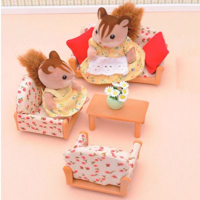 Фігурки тварин - Ігровий набір М'які меблі для вітальні Sylvanian Families (4464)#2