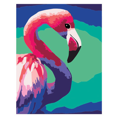 Товари для малювання - Набір Техніка акриловий живопис по номерам Pink flamingo ROSA START (N0001359)#3