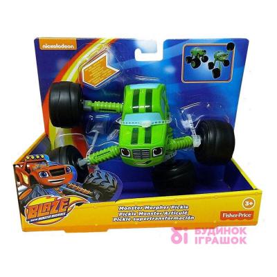 Коллекционные автомодели - Машинка-трансформер Blaze&Monster Machines Огурчик (DGK59/DTK18)#2