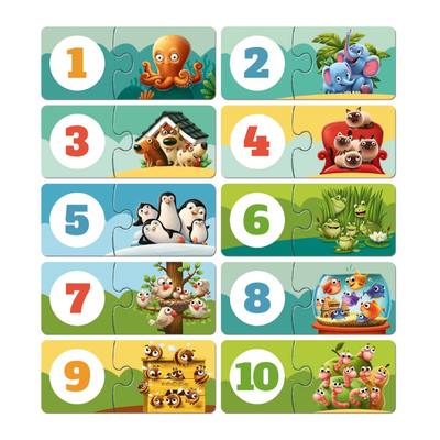 Интеллектуальные игры - Развивающая игра-пазл Puzzlika Мои друзья (13005)#2
