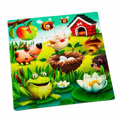 Интеллектуальные игры - Головоломки Любимые животные 3 в 1 (12985)#2