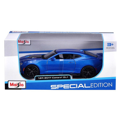 Транспорт и спецтехника - Машинка игрушечная Chevrolet Camaro ZL1 2017 (31512 met. Blue) (31512 met. blue)#4
