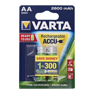 Батарейки - Акумулятор VARTA prof accu AA 2600mAh BLI 2 NI-MH (5716101402)#2