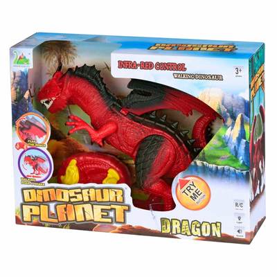 Фігурки тварин - Динозавр дракон червоний зі світлом і звуком Same Toy Dinosaur Planet (RS6139Ut)#2