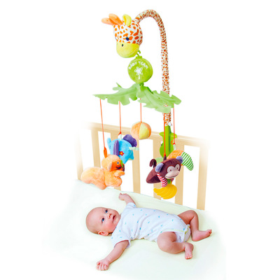 Мобайлы, ночники, проекторы - Игрушка мобиль механический Жирафчик BABY TEAM (8560)#2