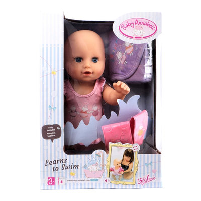 Игровые пупсы - Интерактивная кукла BABY ANNABELL Zapf Creation Научи меня плавать (700051)#3
