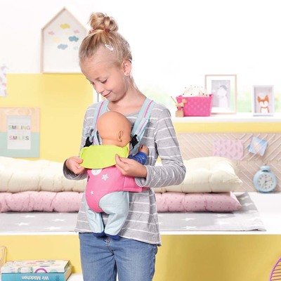 Одяг та аксесуари для пупсів - Рюкзак кенгуру BABY BORN Zapf Creation для ляльки (824443)#3