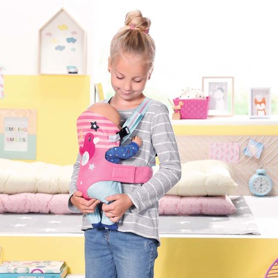 Одяг та аксесуари для пупсів - Рюкзак кенгуру BABY BORN Zapf Creation для ляльки (824443)#4