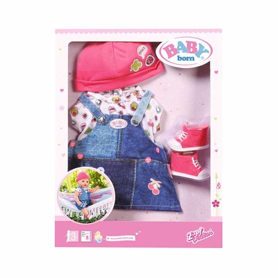 Одяг та аксесуари - Набір одягу для ляльки BABY BORN Zapf Creation Модний джинс (824498)#4