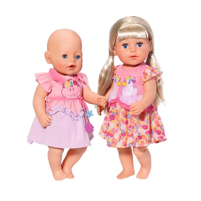 Одяг та аксесуари для пупсів - Одяг для ляльки BABY BORN Zapf Creation Святкова сукня (824559)#3