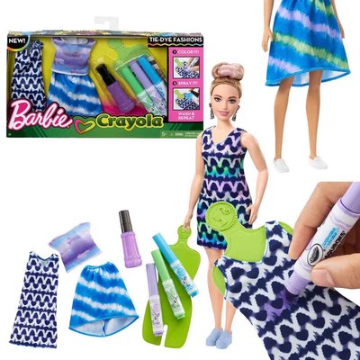 Одежда и аксессуары для кукол - Набор одежды Barbie x Crayola Специальная техника (FPW12)#3